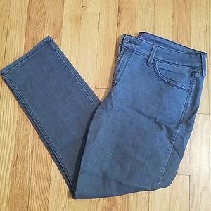 NYDJ Grey Skinny Jeans - PETITE